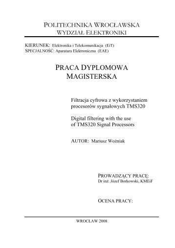 PRACA DYPLOMOWA MAGISTERSKA - iusti