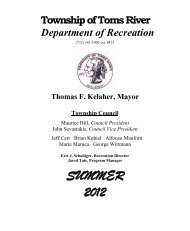 Township of Toms River Department of Recreation