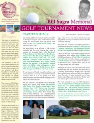 Fall 2012 - Bill Sugra Memorial Fund