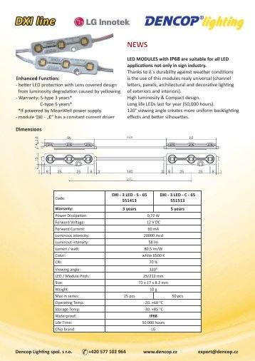 DXI line - Dencop