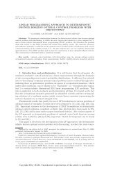 Linear Programming Approach to Deterministic Infinite Horizon ...