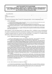 autocertificazione art.90 D.lgs.81