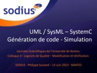 UML / SysML - Lina - UniversitÃ© de Nantes