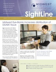 SightLine - Michigan Eye Bank