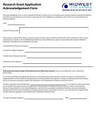 Research Grant Application Acknowledgement Form - Midwest Eye ...