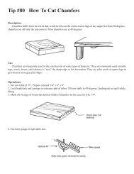 Pg. 1-2 - Shopsmith's Woodshop Tips