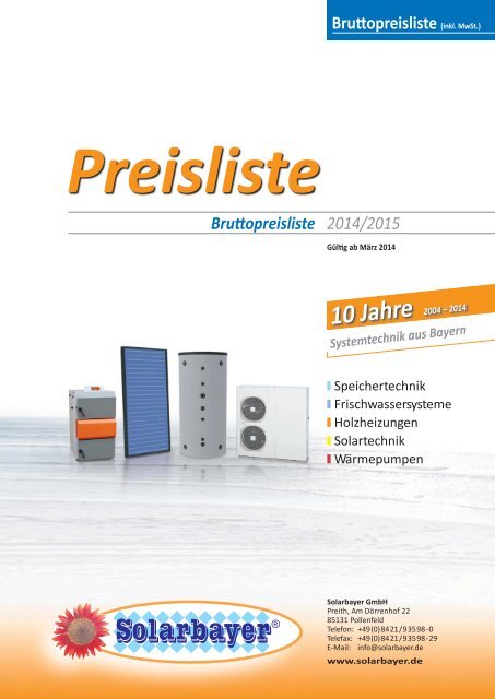 Preisliste