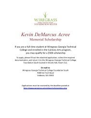 Kevin DeMarcus Acree - Wiregrass Georgia Technical College