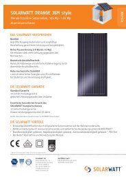 SOLARWATT ORANGE 36M style, deutsch