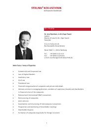 CV / Profile Dr. Jens Nyenhuis, LL.M. - Strunk-kolaschnik.de
