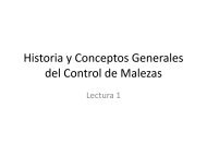 Historia y Conceptos Generales del Control de Malezas