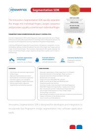 segmentation sdK - Planet Biometrics.com