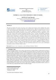 19 EMPIRICAL ANALYSIS OF RESOURCE CURSE IN NIGERIA ...