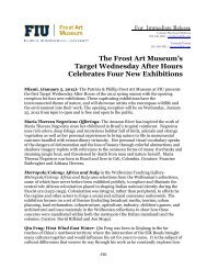 The Frost Art Museum's Target Wednesday After Hours Celebrates ...