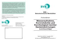 Wasseraufnahme, Kornrohdichte und Kornfestigkeit leichter