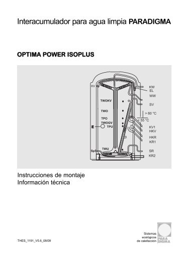 THES 1191 V5.6 Acumulador Optima - Paradigma EnergÃ­as ...