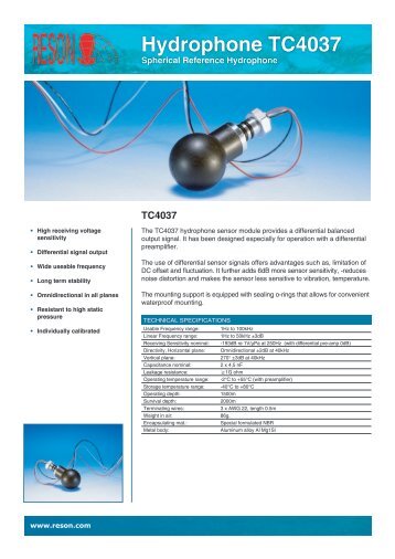 Hydrophone TC4037