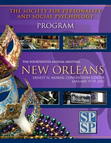 NEW ORLEANS - Society for Personality and Social Psychology