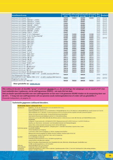 Esu catalogus 2012 (NL) - Van Biervliet