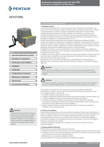 Téléchargement - Pentair Valves & Controls