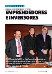 EMPRENDEDORES E INVERSORES - revista iese.