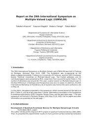 Report on the 29th International Symposium on Multiple-Valued Logic