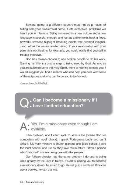 Ask a Missionary - Catch The Fire