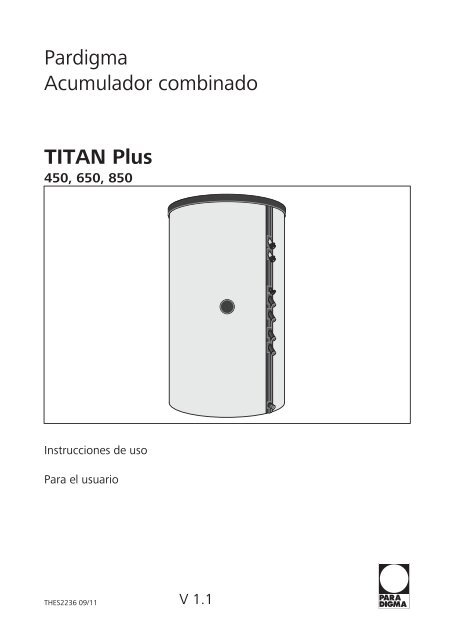 THES 2236 V1.1 0911 Titan Plus usuario - Paradigma EnergÃ­as ...