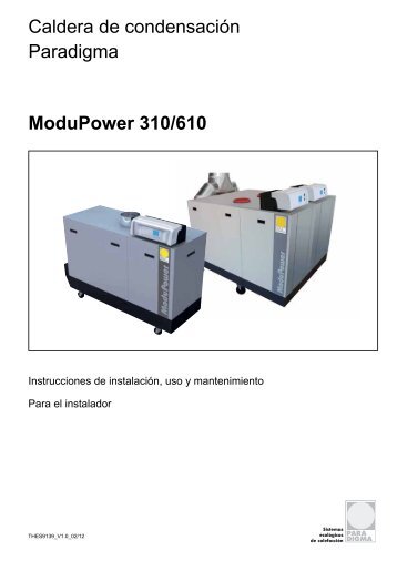 THES 9139 V1.0 0212 Manual ModuPower 310-610 instalador