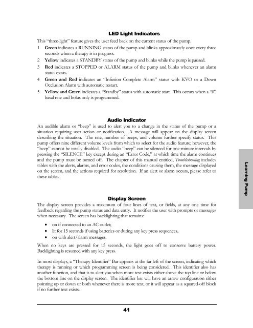 Curlin PainSmart User Manual - Med-E-Quip Locators