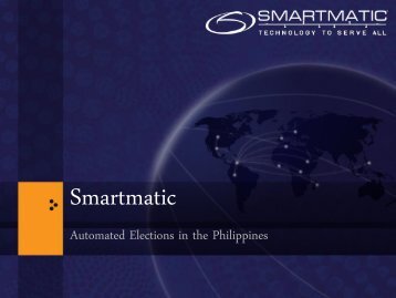 Smartmatic - Elections How to Manage A Complex Project