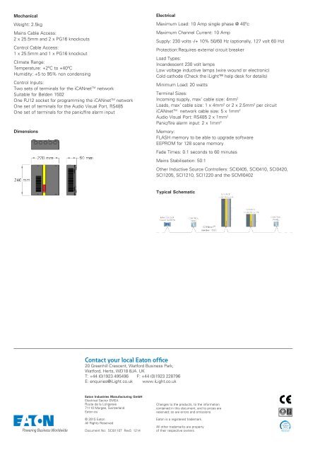 Datasheets - iLight