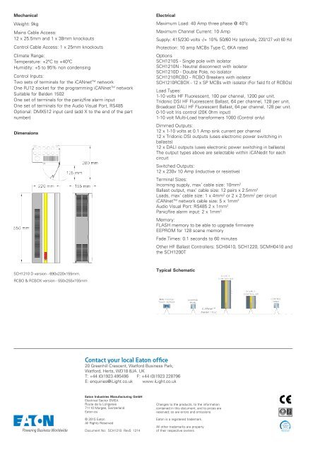 Datasheets - iLight