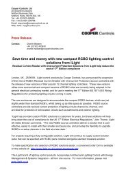 Save time and money with new compact RCBO lighting ... - iLight