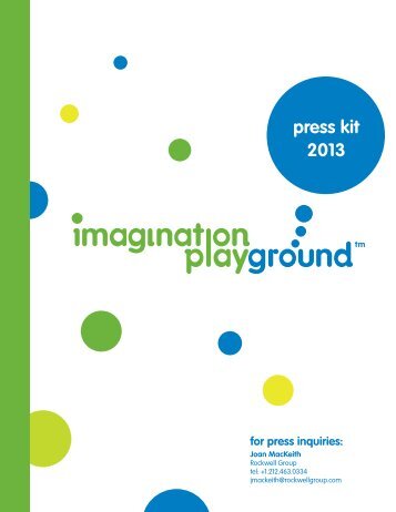 download press kit - Imagination Playground