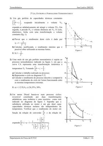 2Âª Lei, Entropia e Formalismo TermodinÃ¢mico - Departamento de ...