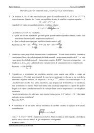 Problemas sobre Temperatura e Termometria