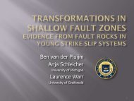 Strike-Slip Faults - Global Change - University of Michigan