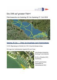 Die SVK auf grosser Fahrt - SVK-Kreuzlingen