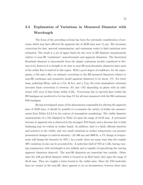 The Size, Structure, and Variability of Late-Type Stars Measured ...