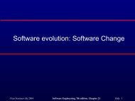 Software change - ESSeRE