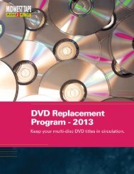 DVD Replacement Program - Midwest Tape