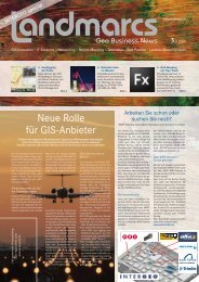 Neue Rolle für GIS-Anbieter - landmarcs