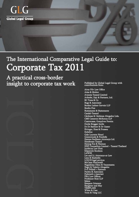 Corporate Tax 2011 - Templars Law Firm