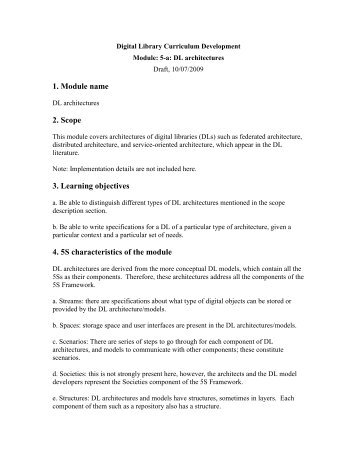 warehouse objectives