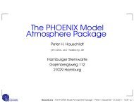 The PHOENIX Model Atmosphere Package - FTP Directory Listing