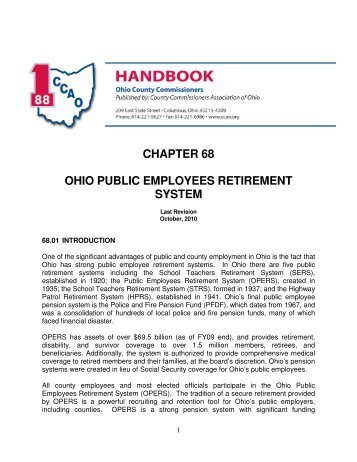 chapter 68 ohio public employees retirement system - County ...