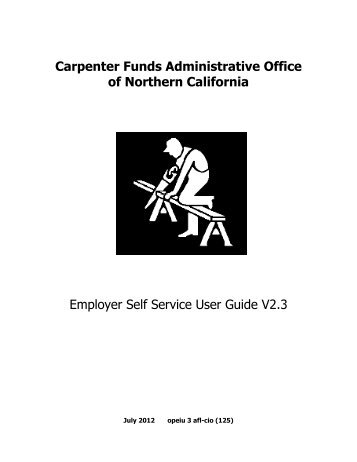 User Guide - CFAO | Carpenter Funds Administrative Office