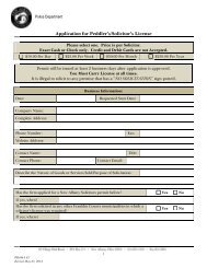 Solicitor's Permit Application - New Albany, Ohio