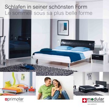 Schlafen in seiner schönsten Form - Modular